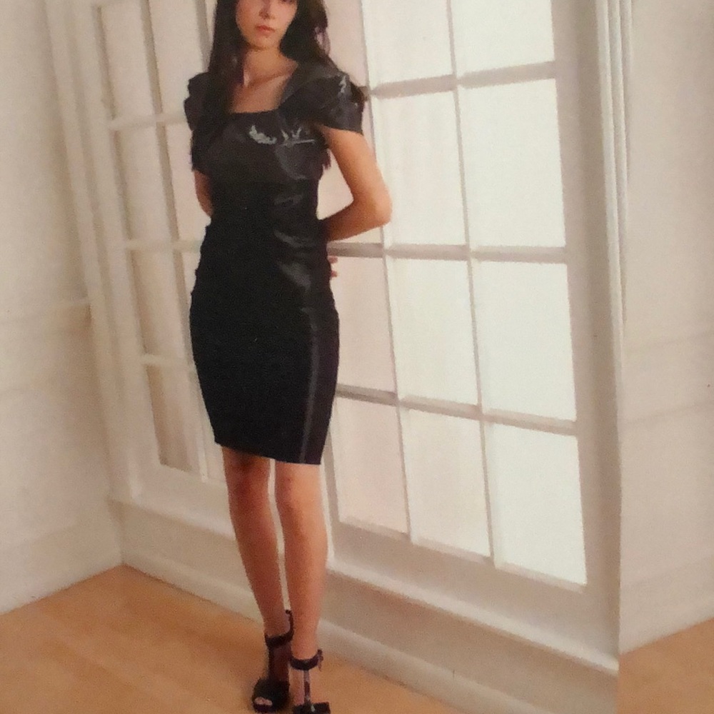 Nicole Miller little black dress with a twist!